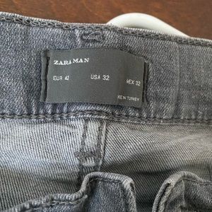Zara men gray denim 32x30